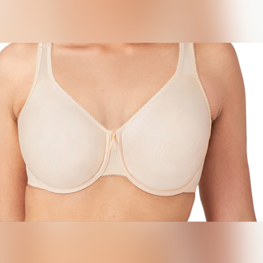 Wacoal Beige Basic Beauty Full Coverage Underwire… - image 1